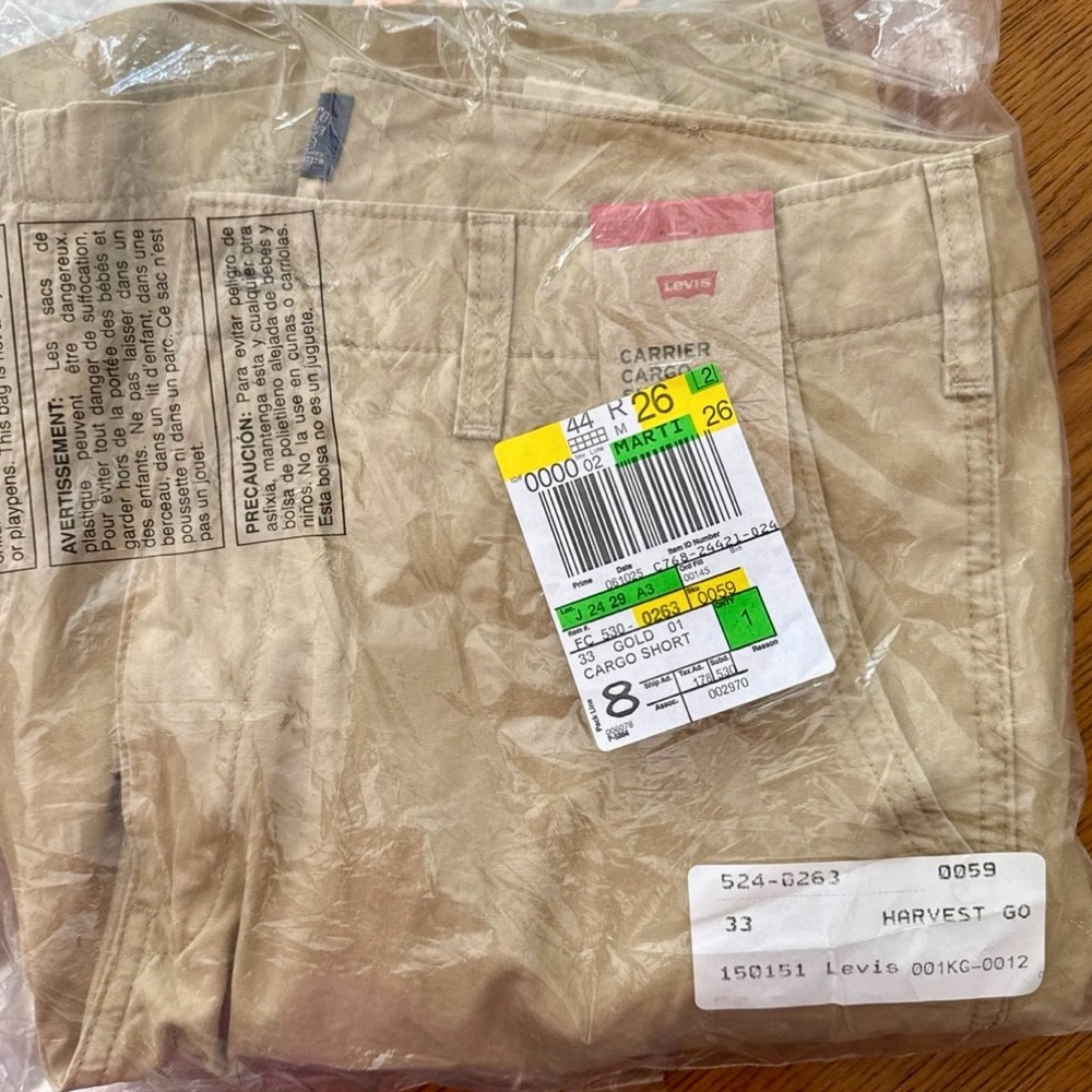 Levi's Men's Tan Cargo Pants